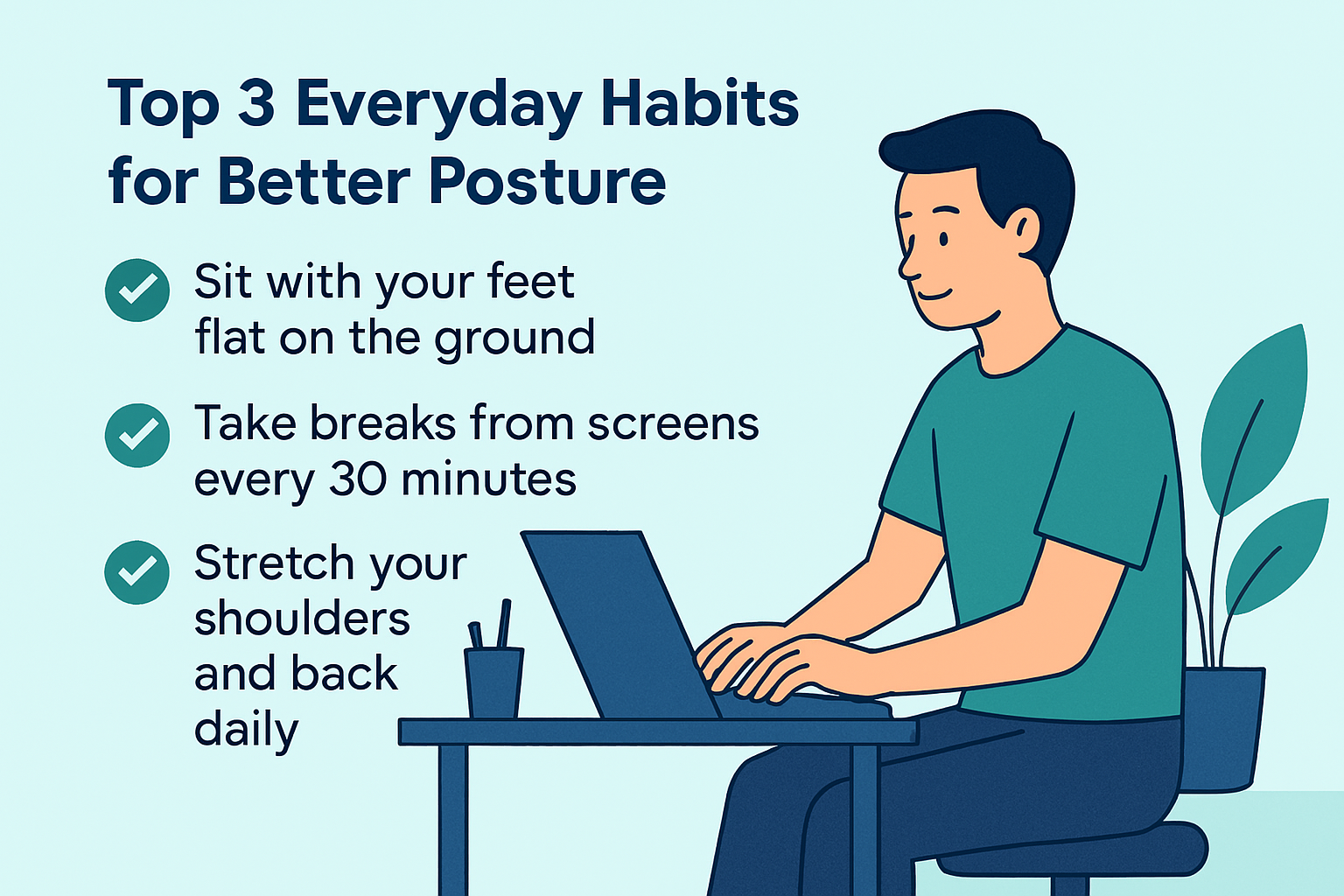 TOP 3 HABITS FOR BETTER POSTURE image
